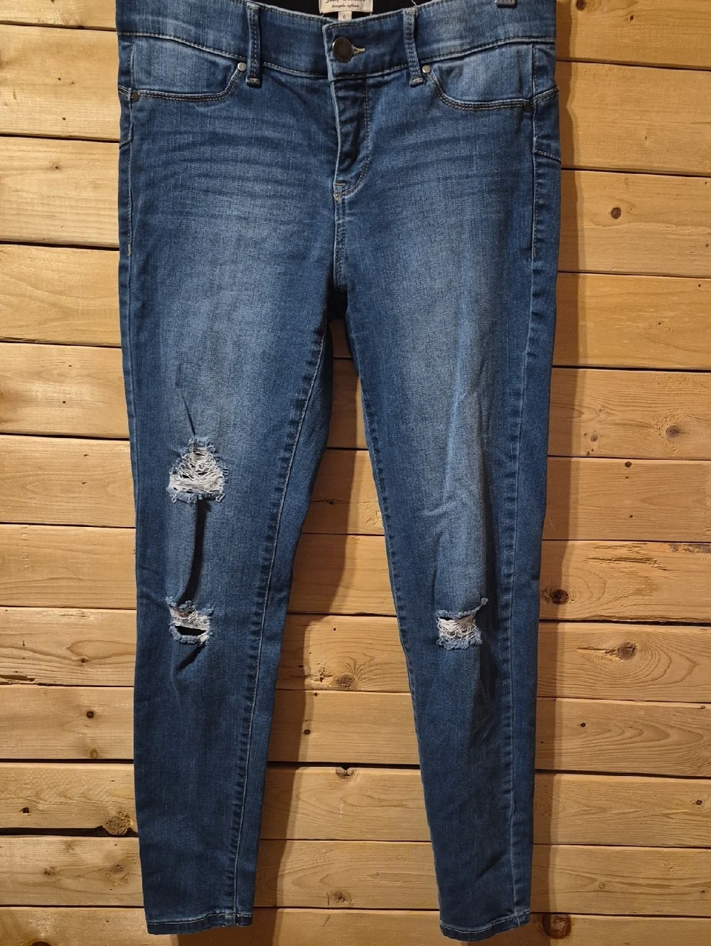 Womens Juicy Couture Jeans Size 6 Stretchy Skinny Leg Inseam - Picture 4 of 6